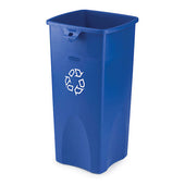 Rubbermaid Untouchable Square Recycling Container - 87L
