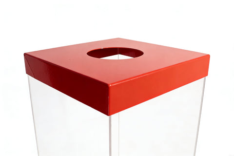 Clear Bodied Recycling Bin - 60 & 80 Litres Available