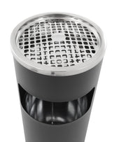 Round Litter and Cigarette Bin - 12.5 Litre