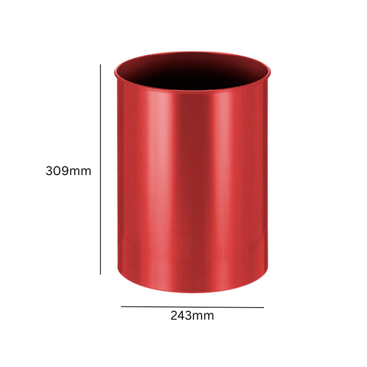 Round Waste Paper Bin Available in 10 Colours - 15 & 30 Litre Available