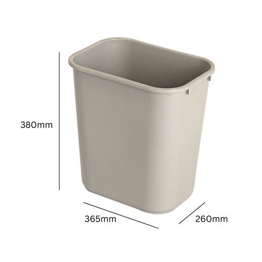 Rubbermaid Commercial Products 1883459 StepOn Cestino in Resina, Fine Passo, 50 L, Beige Rubbermaid Commercial Products 1883459 StepOn Cestino in Resina, Fine Passo, 50 L, Beige