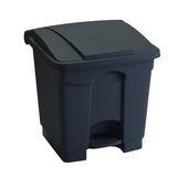 Step on Container with Coloured Lids - 30 Litre