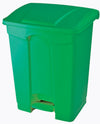 Step on Container with Coloured Lids - 45 Litre