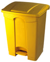 Step on Container with Coloured Lids - 45 Litre