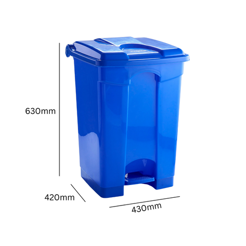 60 Litre Step On Container - Available In 7 Colours