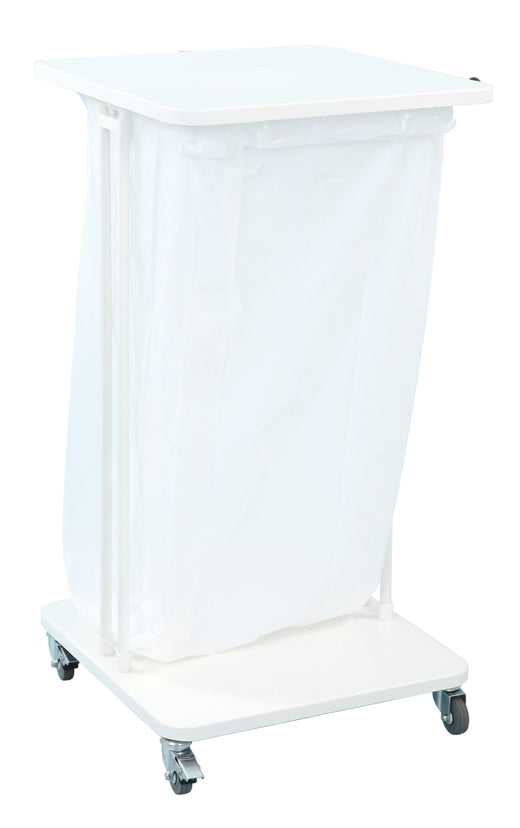60 Litre version of the mobile sackholder with liner in use to show