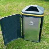 Semi-Open Top Litter Bin - 112 Litre