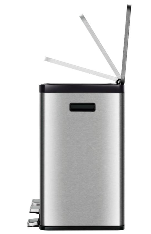 Ecocasa 3 Compartment Kitchen Recycling Bin - 3 x 20 Litre