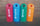 Coloured Slimline Classic Recycling Bin - 90 Litre
