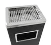 Square Litter and Cigarette Bin - 14.5 Litre