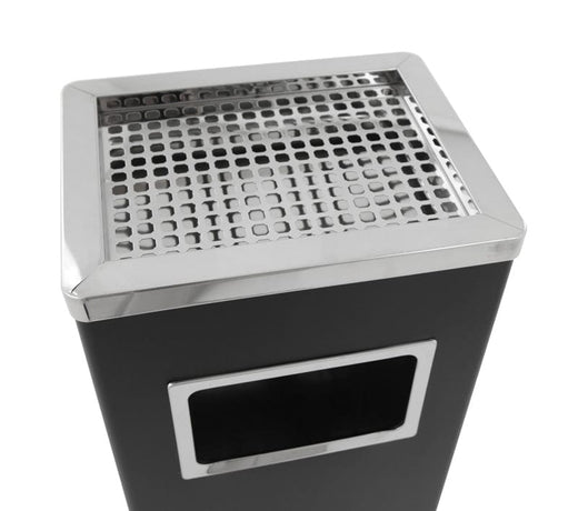 Square Litter and Cigarette Bin - 14.5 Litre