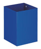 Square powder coated waste bin with 21 litre capacity