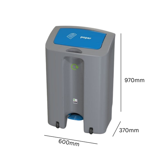 Single SteriBin Recycling Bin - 90 Litre