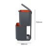 Joseph Joseph 40 Litre Totem Waste Management Bin