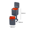 Joseph Joseph 60 Litre Totem Waste Management Bin
