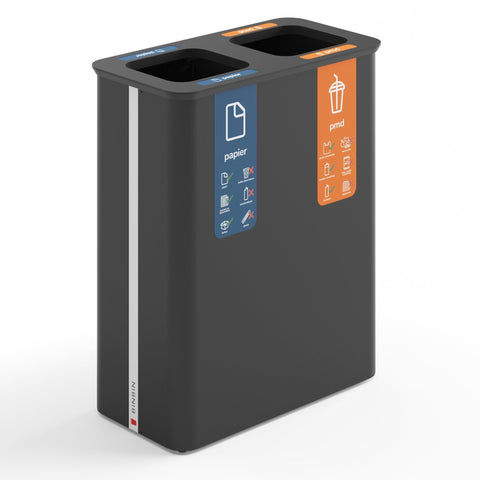 Trinity Two Bay Office Recycling Station - 2 x 60 Litre