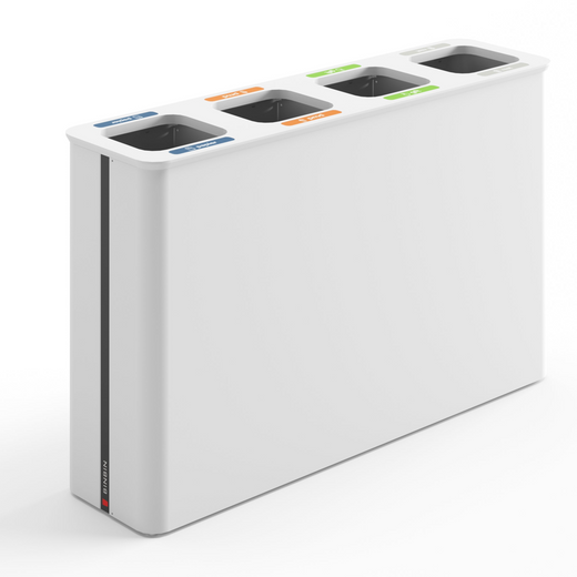 Trinity Quad Recycling Bin - 4 x 60 Litre
