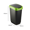 Plastic Internal Waste Bin with Double Operating Lid - 25 & 50 Litre Available