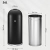 Eko Commercial Open Top Torpedo Litter Bin - 56 Litre