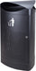 Triangular Outdoor Litter Bin - 60 Litre