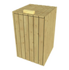 Large External Turin Wooden Litter Bin - 160 Litre