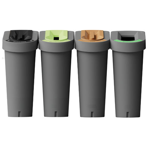 Smart Recycling Bin with Optional Lid Insert - 70 Litre