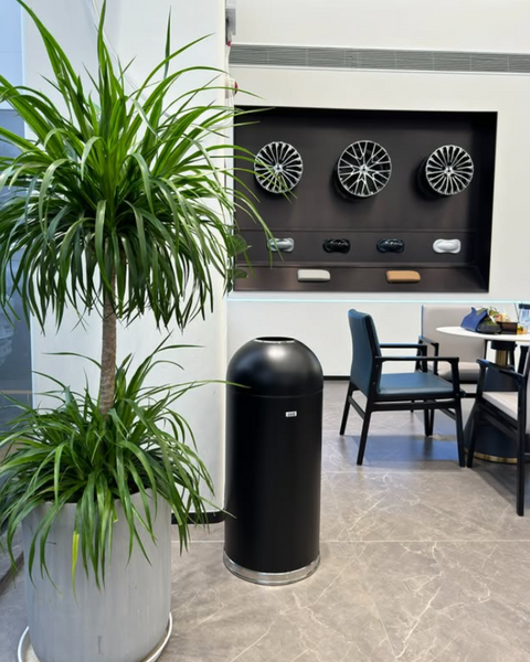 Eko Commercial Open Top Torpedo Litter Bin - 56 Litre