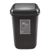 Plastic Push Lid 12-litre Recycling Bin