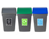 Swing Bin with Recycling Pictogram - 60 Litre