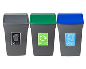 Swing Bin with Recycling Pictogram - 60 Litre
