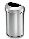 Eko Urban Commercial Semi Round Litter Bin - 60 Litre