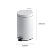 White Pedal Operated Bin - Available in 3 sizes
