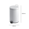White Pedal Operated Bin - Available in 3 sizes