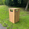 Iroko Hardwood Bin - 98 Litre