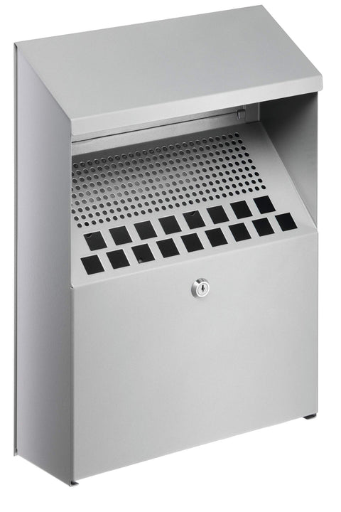 Wall Mountable Steel Ashtray - 4 Litre