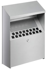 Wall Mountable Steel Ashtray - 4 Litre