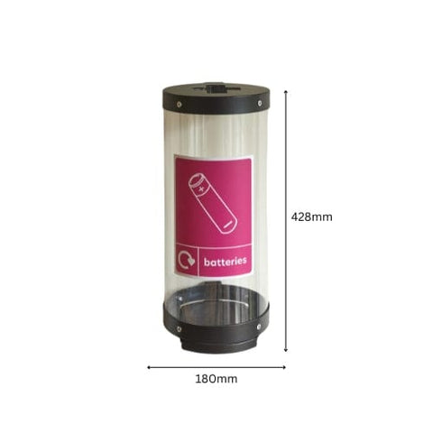 Wall Mounted Battery Bin - 10L