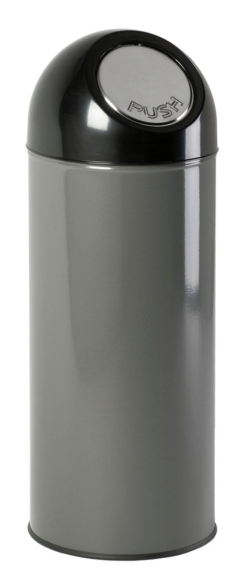 Stainless Steel Waste Bin with Liner - 55 Litre