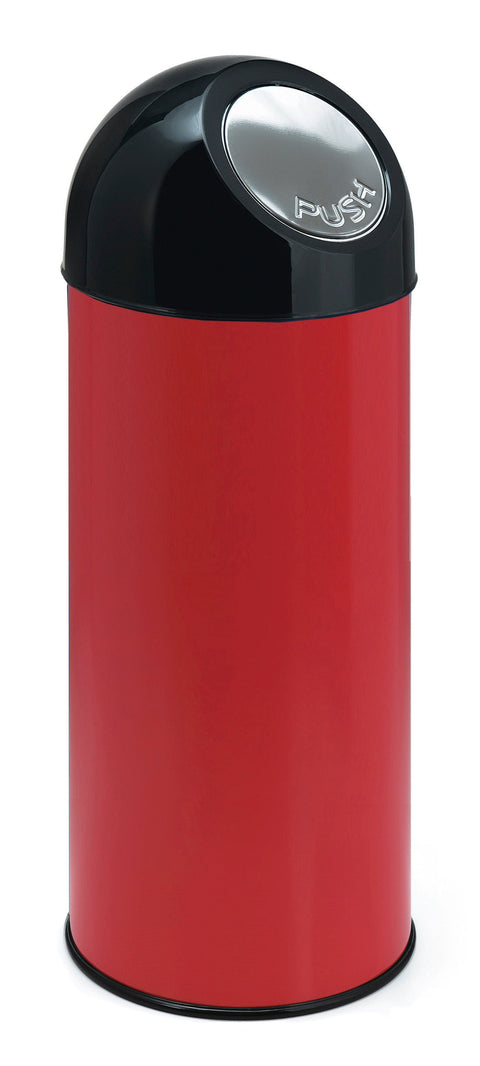 Stainless Steel Waste Bin with Liner - 55 Litre