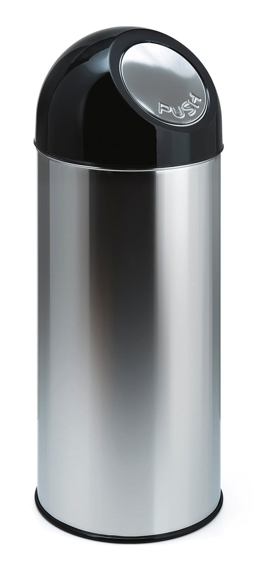 Stainless Steel Waste Bin with Liner - 55 Litre