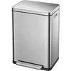 45 Litre x-cube brushed steel with pedal operation and lid closed