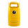 Yellow External Hooded Litter Bin - 100 Litre