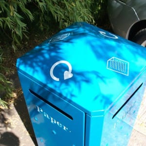External Recycling Bin - 112 Litre