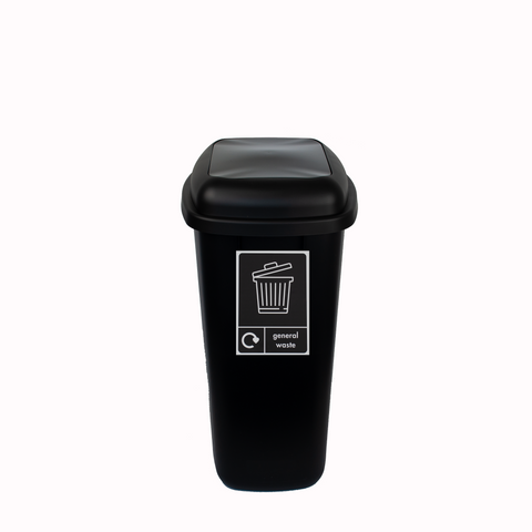 Large Push Flap 90 Litre Recycling Bin
