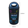 Colourful Blackboard Recycling Bin - 130 Litre