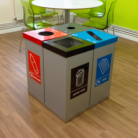 Cube Box Cycle Indoor Recycling Station - 240 & 320 Litre Available