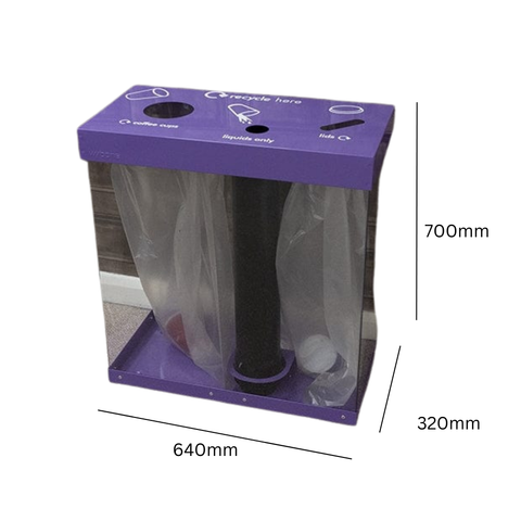 Box Cycle Cup Recycling Bin - 120 & 160 Litre Available