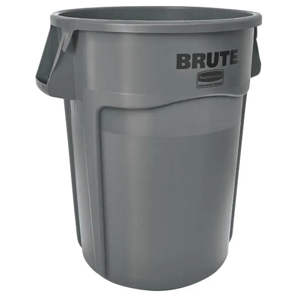 Very large 208 litre capacity grey  Brute containers, complete with side handles for easy moving