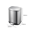 EKO Della Pedal Bin - Available in 3 Sizes