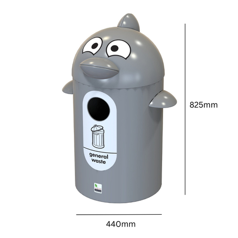 Dolphin Buddy Bin - 55 Litre